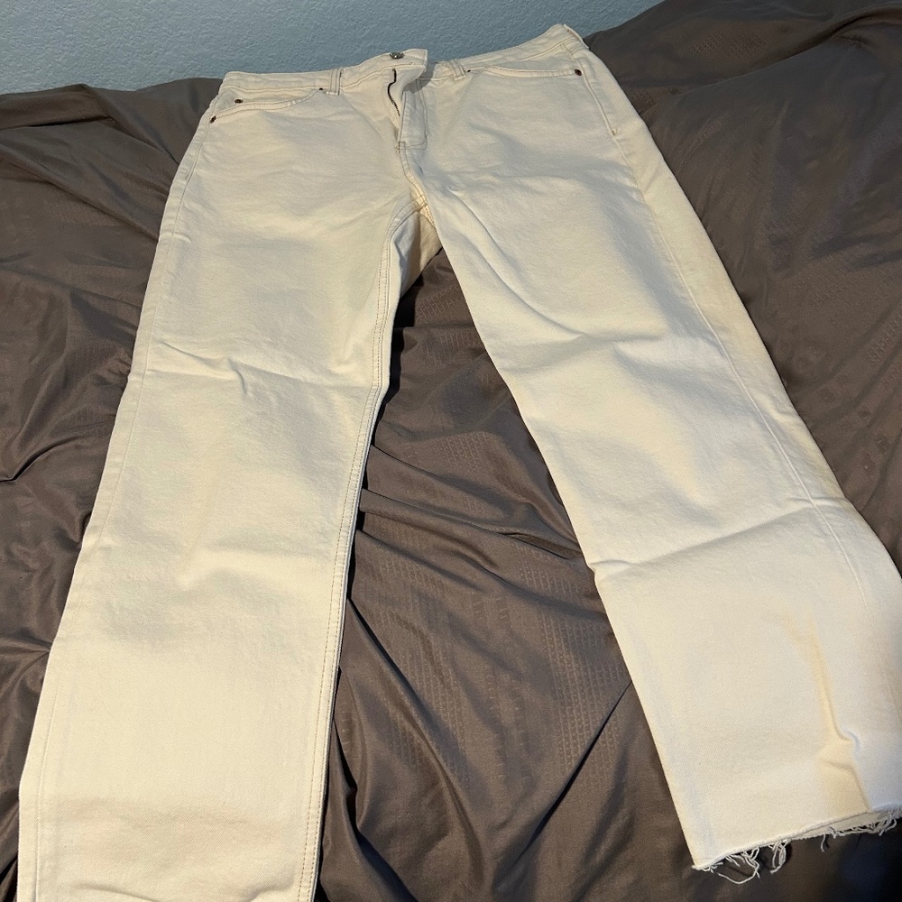 White jeans